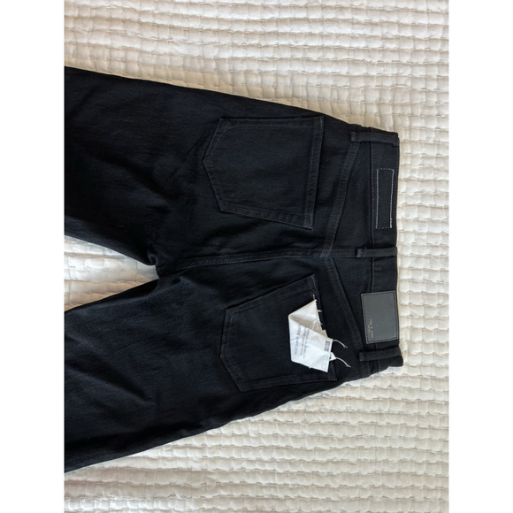 NWT Rag & Bone Wren High Rise Full Length Slim Jeans Womens Sz 26 Black Stretch - Picture 8 of 12